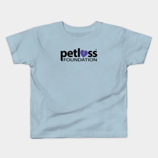 Pet Loss Foundation Large Logo Kids T-Shirt